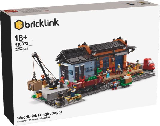 LEGO Bricklink 910072 La gare de marchandises de Woodbrick