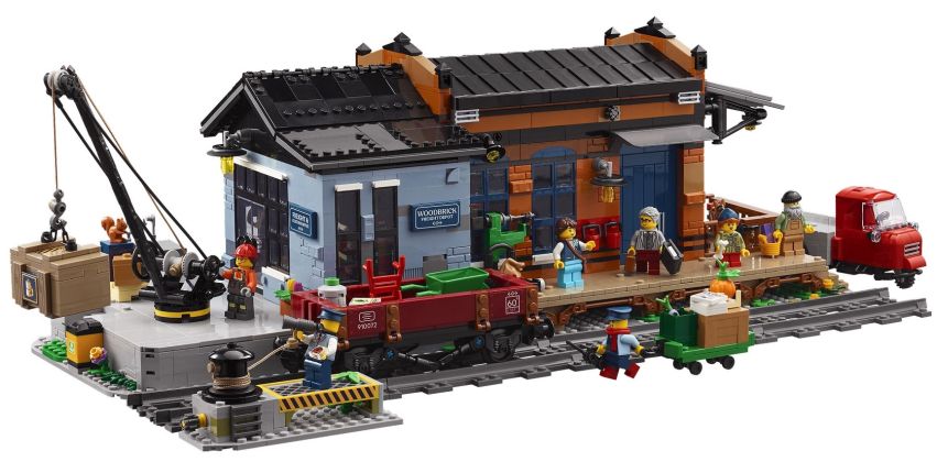 LEGO Bricklink 910072 Woodbrick Freight Depot