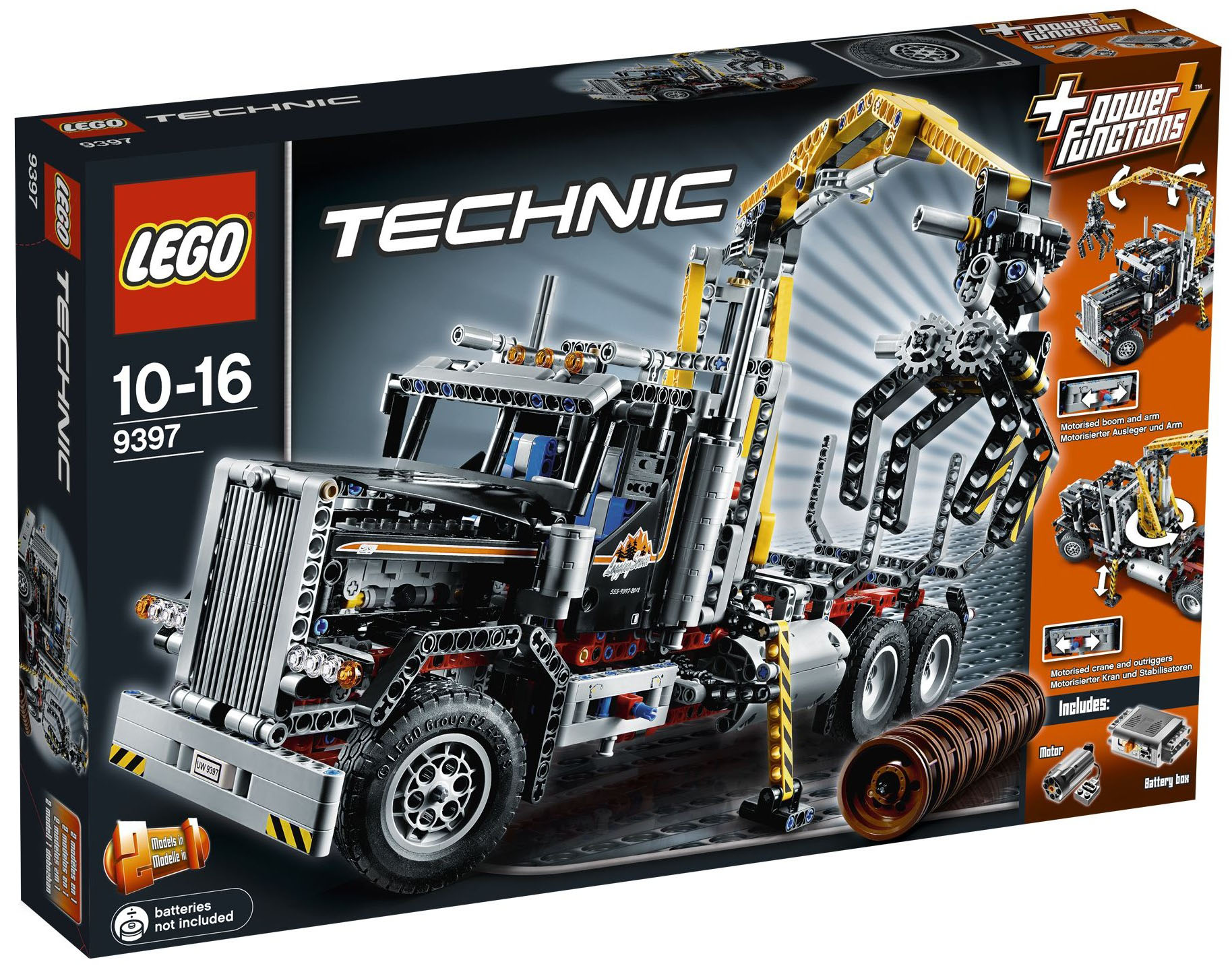 LEGO Technic 9397 pas cher, Le camion forestier