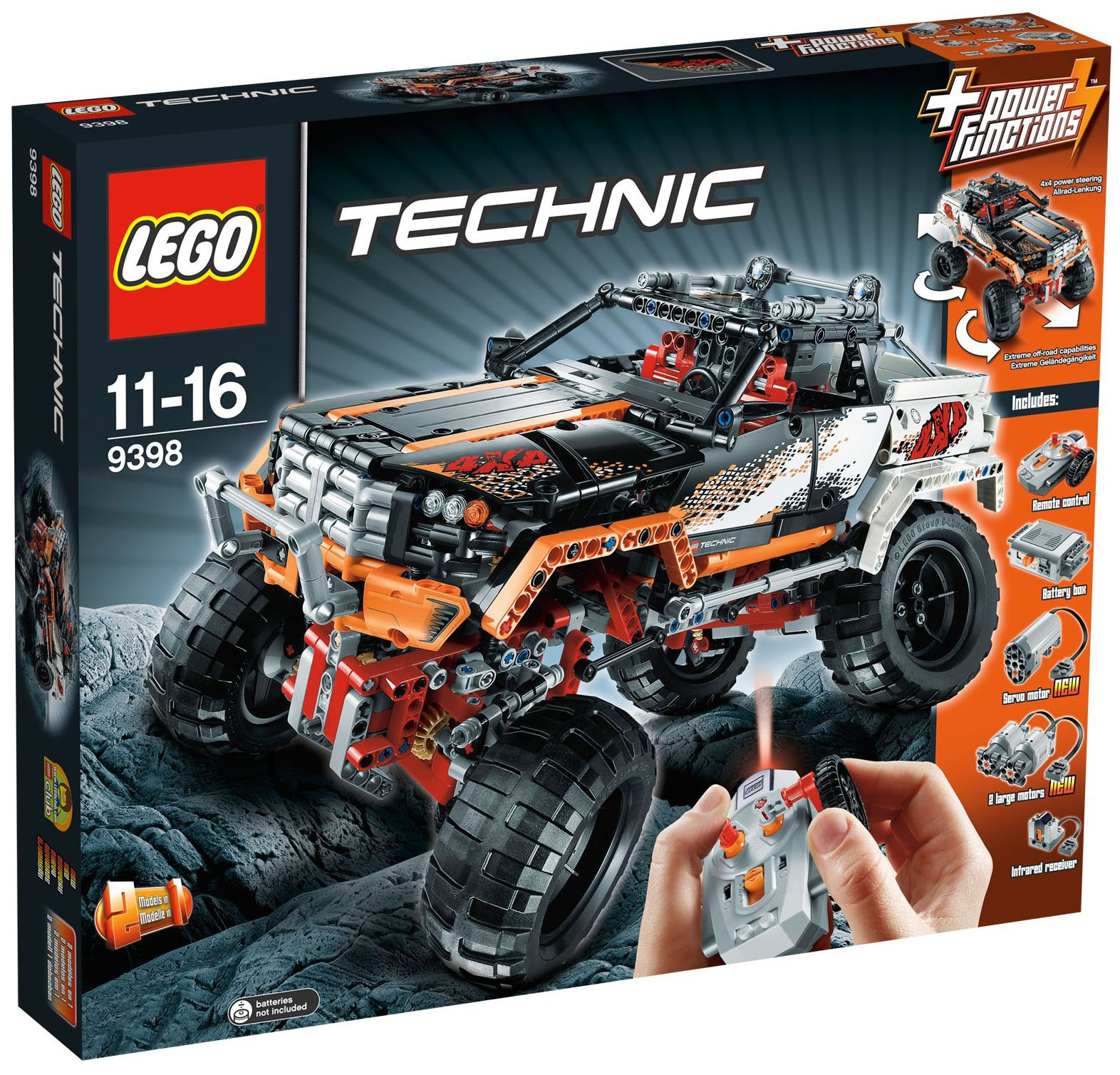 LEGO Technic 9398 pas cher - Le 4x4 Crawler