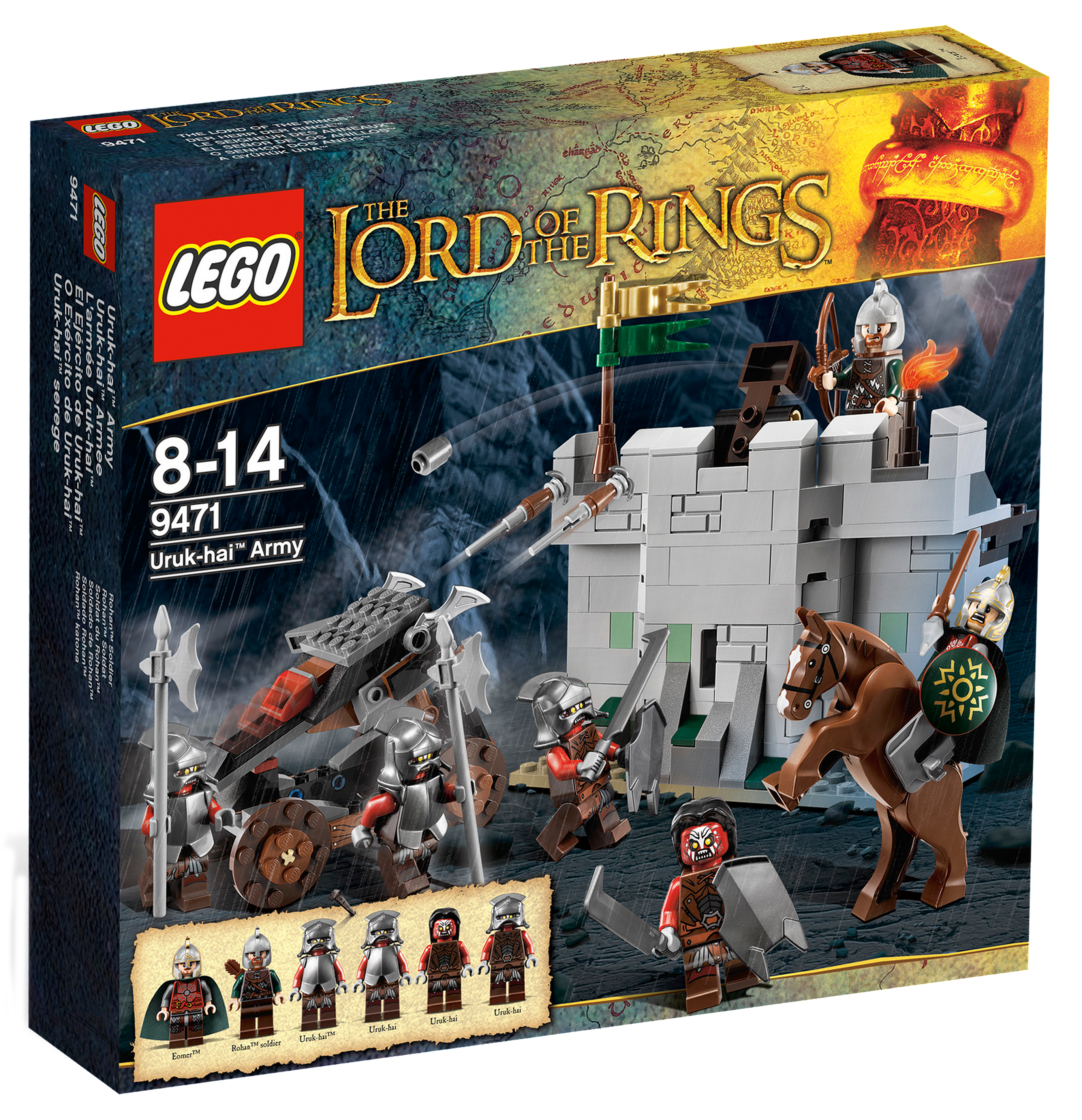 LEGO Le Seigneur des Anneaux 9476 pas cher, La forge des Orques