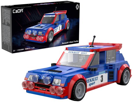 CaDA Véhicules 1:24 C55038W Renault Maxi 5 Turbo - 1:24