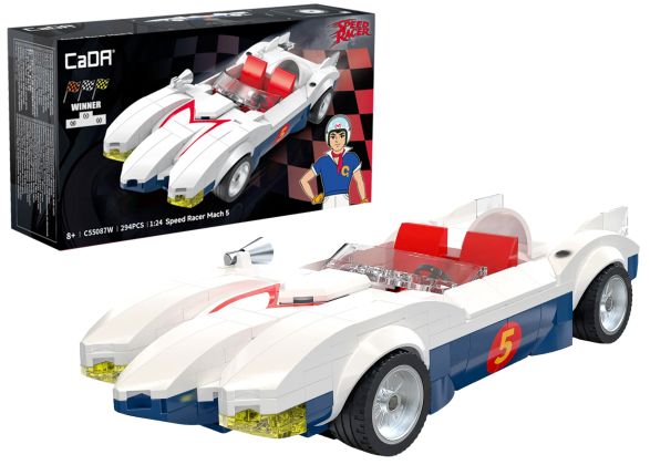 CaDA Véhicules 1:24 C55087W Speed Racer Mach 5 - 1:24