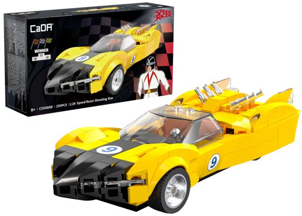 CaDA Véhicules 1:24 C55088W Speed Racer Shooting Star - 1:24