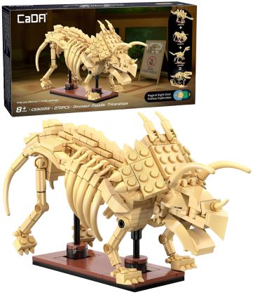 CaDA Creative Series C59013W Fossile de dinosaure : Triceratops
