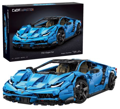 CaDA Véhicules 1:8 C61041W 770-4 Super Car - Master Series 1:8