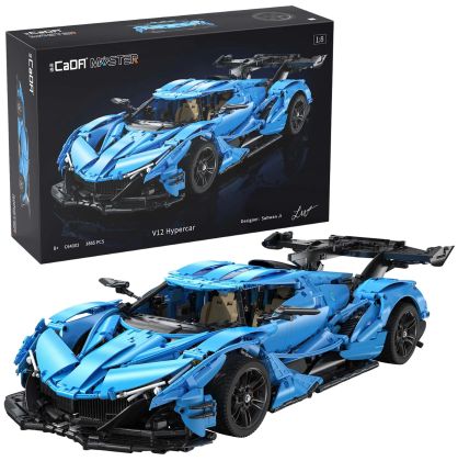 CaDA Véhicules 1:8 C64003W V12 Hypercar - Master Series 1:8
