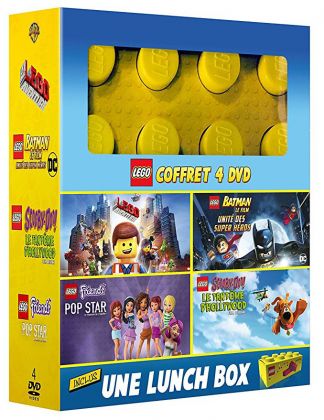 LEGO Vidéos & DVD CDVDLB Coffret 4 DVD LEGO + Lunch Box