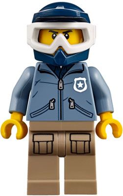 LEGO Minifigurines CTY0830 Le policier de montagne