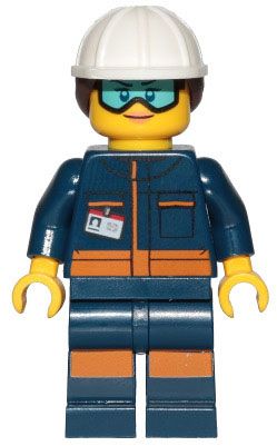 LEGO Minifigurines CTY1060 Technicienne