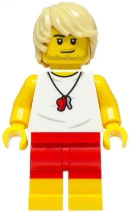 LEGO Minifigurines CTY1388 Maître-nageur de plage