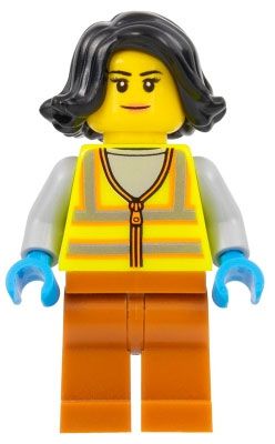 LEGO Minifigurines CTY1522 Travailleuse du recyclage