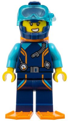 LEGO Minifigurines CTY1768 Plongeuse explorateurice de l'Arctique