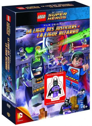 LEGO Vidéos & DVD DVDLDCLJVSLB DVD LEGO DC Comics La Ligue des Justiciers vs La Ligue Bizarro + minifigurine