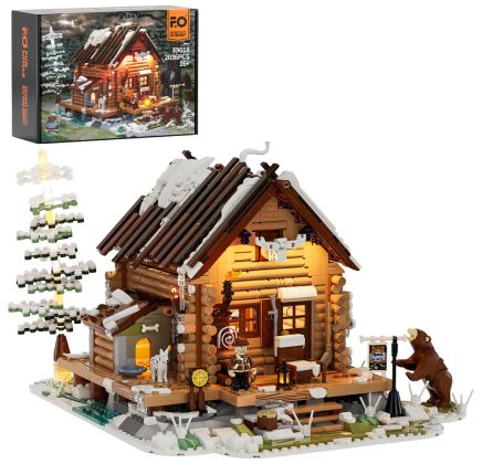 Lumibricks Retro House F9018 Cabane de chasse