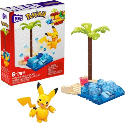 MEGA (Construx) Pokémon HDL75 Pikachu aventure à la plage