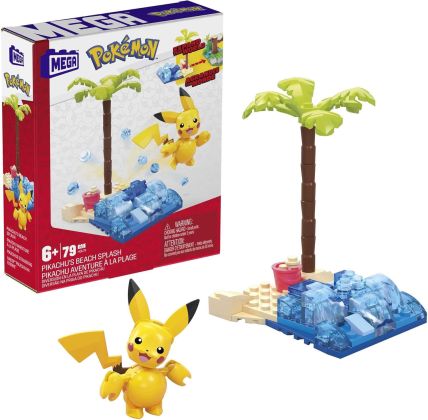 MEGA (Construx) Pokémon HDL76 Pikachu aventure à la plage