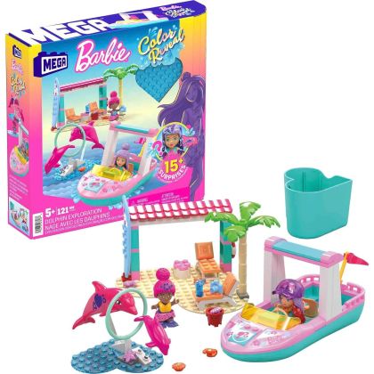 MEGA (Construx) Barbie HHW83 Nage avec les dauphins