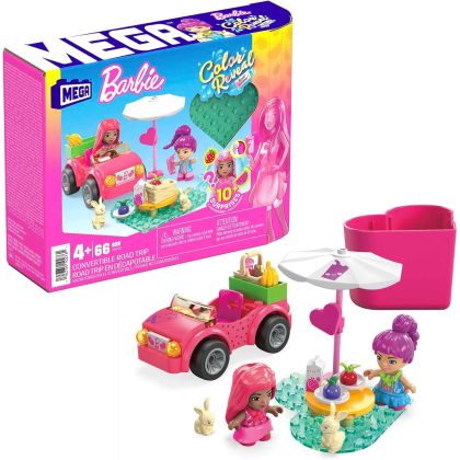 MEGA (Construx) Barbie HKF90 Road Trip en décapotable