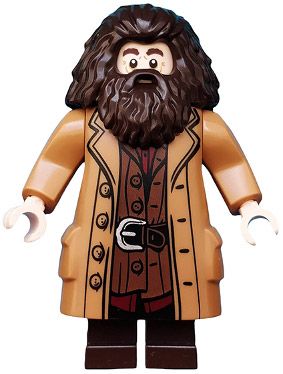 LEGO Minifigurines HP144 Rubeus Hagrid - Manteau avec boutons