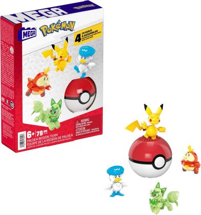 MEGA (Construx) Pokémon HPX92 Equipe de la région de Paldea
