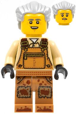 LEGO Minifigurines HS006 Mr. Branson - Salopette