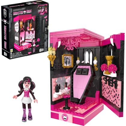 MEGA (Construx) Monster High HXJ88 Biblio-Crypte de Draculaura