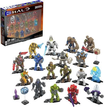 MEGA (Construx) Halo HXL07 Ensemble de personnages Halo 2