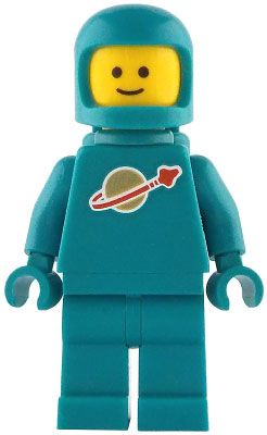 LEGO Minifigurines IDEA227 Astronaute Turquoise