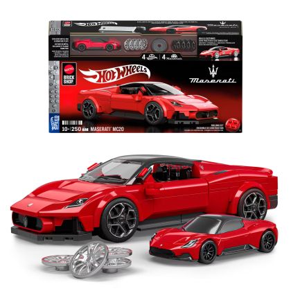 Mattel Brick Shop Hot Wheels JFR90 Maserati MC20 - Série Speed