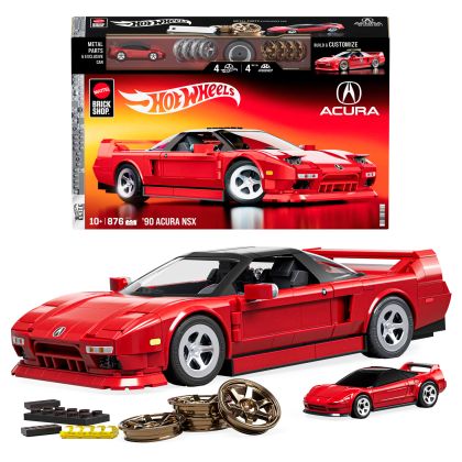 Mattel Brick Shop Hot Wheels JFT17 NSX Acura des années 90 - Série Elite