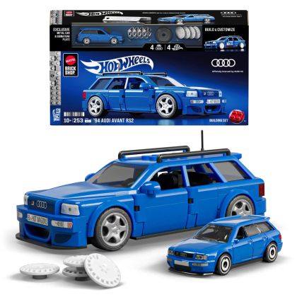 Mattel Brick Shop Hot Wheels JGR28 Audi Avant RS2 de 1994 - Série Speed