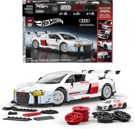 Mattel Brick Shop Hot Wheels JNM81 15 Audi R8 LMS Deluxe Version - Série Elite