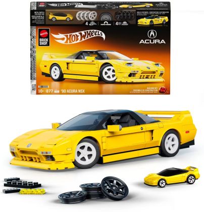 Mattel Brick Shop Hot Wheels JTM59 NSX Acura des années 90 - Série Elite