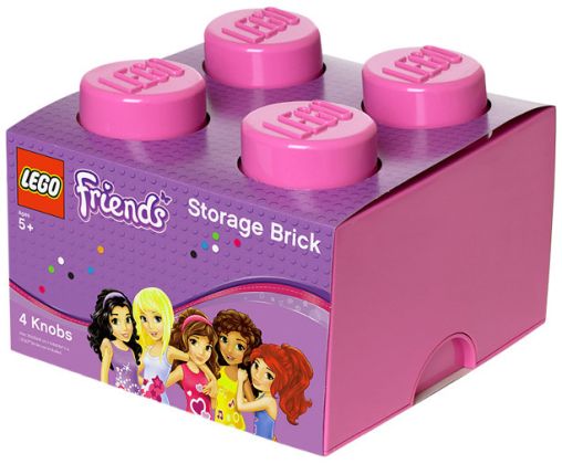 LEGO Rangements L4003LFP Brique de rangement Friends rose 4 plots