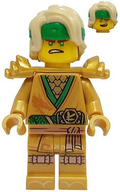LEGO Minifigurines NJO640 Lloyd Héritage - Ninja d'or