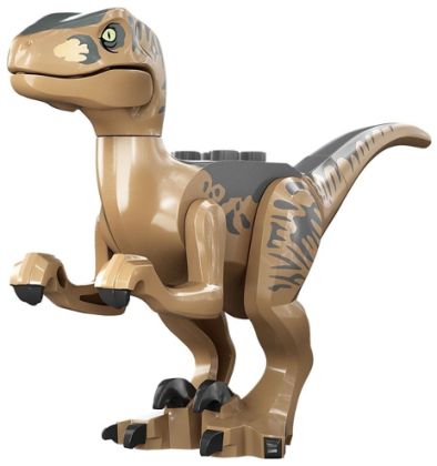 LEGO Minifigurines RAPTOR15 Vélociraptor à dos gris bleuté foncé