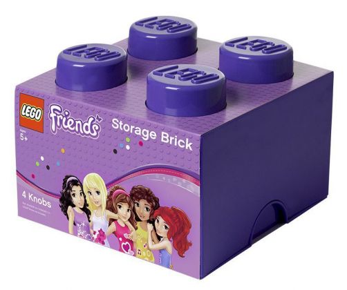 LEGO Rangement RC40031746 Brique de rangement Friends violet 4 plots