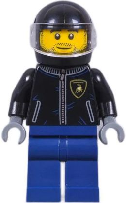 LEGO Minifigurines SC095 Pilote Lamborghini