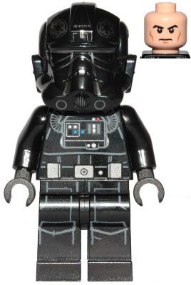 LEGO Minifigurines SW1138 Pilote de TIE Fighter