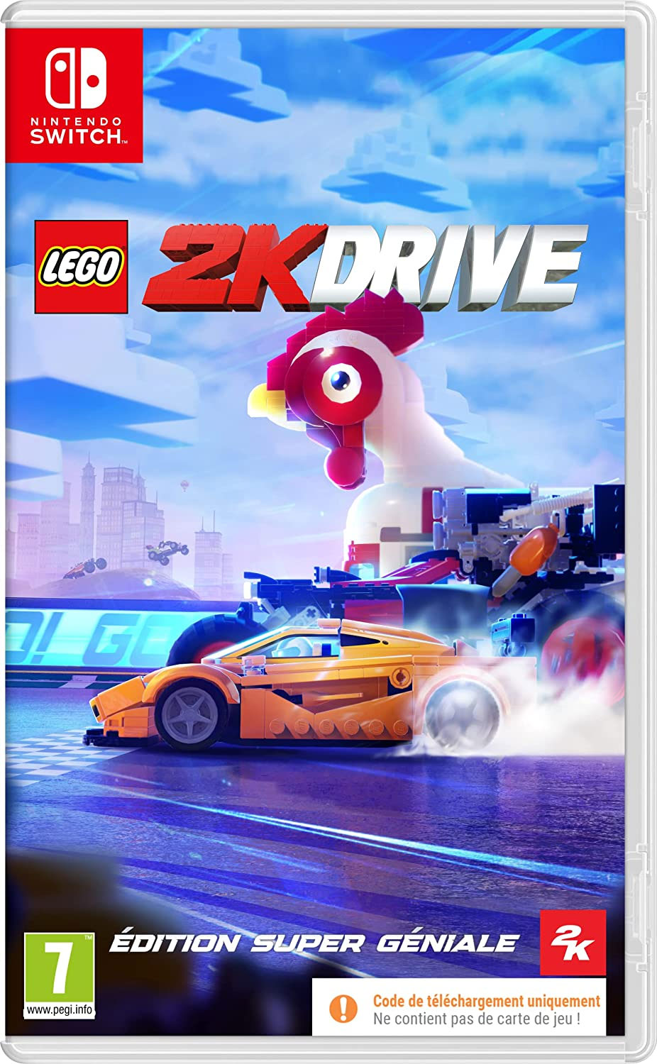 LEGO Jeux vidéo SWITCH-L2KD pas cher, LEGO 2K Drive (code en boîte) -  Nintendo Switch
