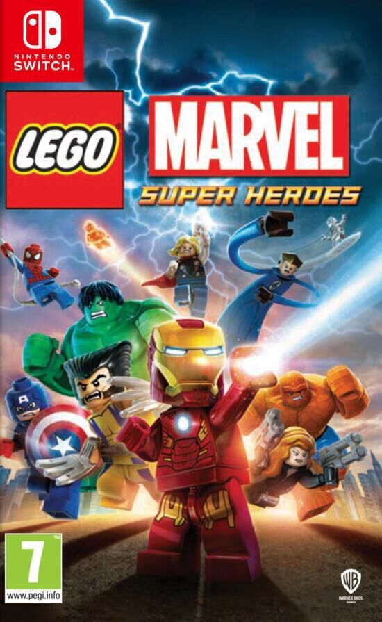 LEGO Jeux vidéo SWITCH-LMSH pas cher, LEGO Marvel Super Heroes - Nintendo  Switch