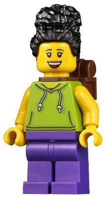 LEGO Minifigurines TWN420 Femme avec sac à dos