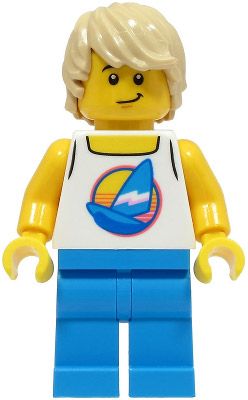 LEGO Minifigurines TWN461 Touriste de plage