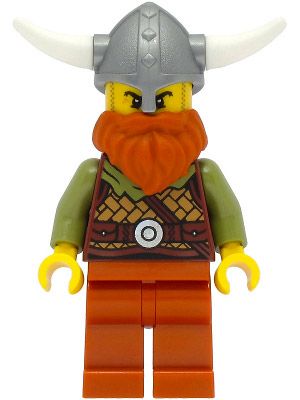 LEGO Minifigurines VIK038 Guerrier Viking