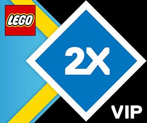 Points VIP doublés sur tous vos achats LEGO