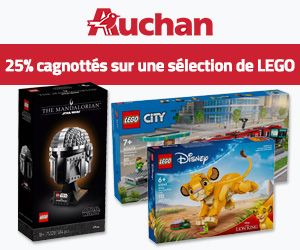 25% cagnottés sur une sélection de LEGO