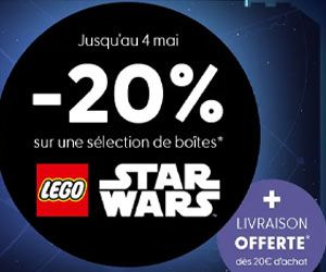 -20% sur une sélection LEGO STAR WARS