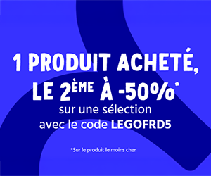 FRENCH DAYS : -50% sur le 2ème LEGO acheté