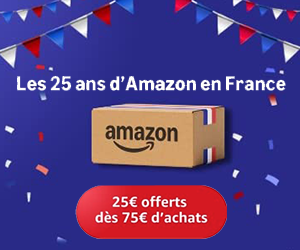 25 offerts dès 75 d'achats